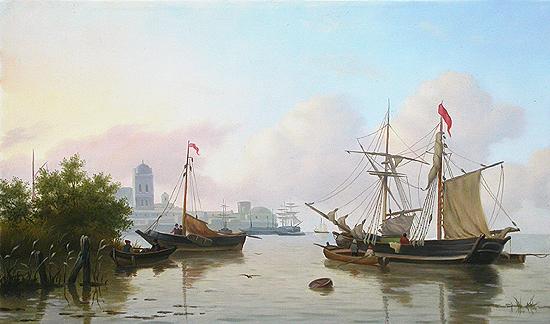 Igor Pavlov. Harbor. 2005. Canvas, oil